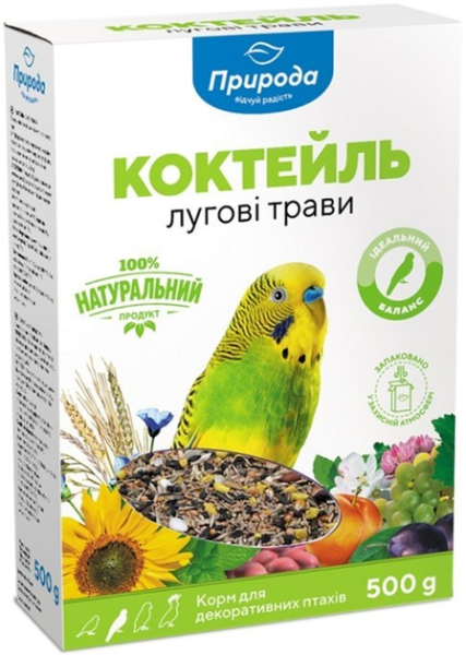 Корм Природа Украина коктейль для попугаев Луговые травы