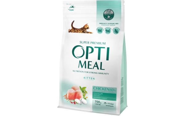 Сухой корм Optimeal Украина Kitten для котят с курицей