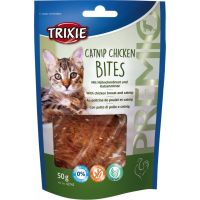 Лакомство Trixie Германия для кошек Премио Bites с куриным филе и кошачьей мятой