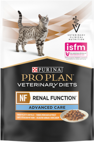 Влажный корм Pro Plan Purina Франция Purina NF renal function Advanced Care для кошек при патологии почек, с курицей
