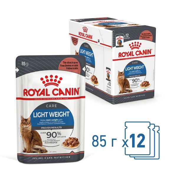 Влажный корм Royal Canin Польша Light Weight Care для кошек для контроля веса в соусе