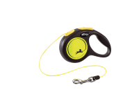 Flexi Німеччина Повідець-рулетка New Neon, трос, жовтий