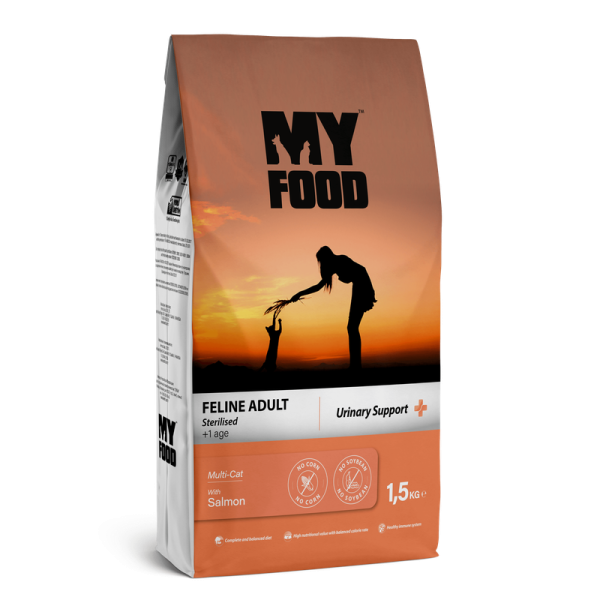 Сухой корм My Food Турция суперпремиум для взрослых кошек с Лососем