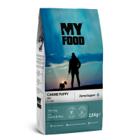Сухой корм My Food Турция суперпремиум для щенков малых пород с Ягнем и Рисом