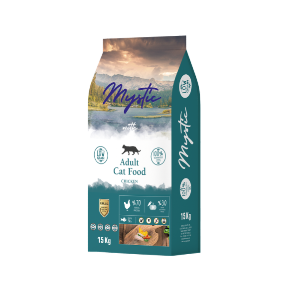 Сухой корм Mystic Турция беззерновая для взрослых кошек с Курицей