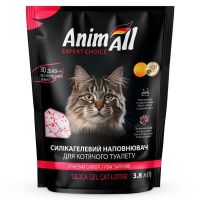 Наполнитель для лотков Силикагелевый AnimAll Китай "Розовый сапфир"