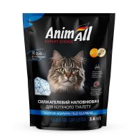 Наполнитель для лотков Силикагелевый AnimAll Китай "Голубой аквамарин"