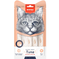 Лакомство Wanpy Китай Жидкие для кошек тунец с лососем