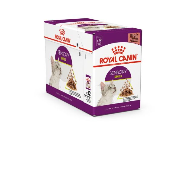 Влажный корм Royal Canin Польша Sensory Smell для прихотливых к аромату кошек в соусе
