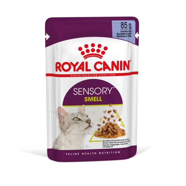 Влажный корм Royal Canin Польша Sensory Smell для привередливых к аромату кошек в желе