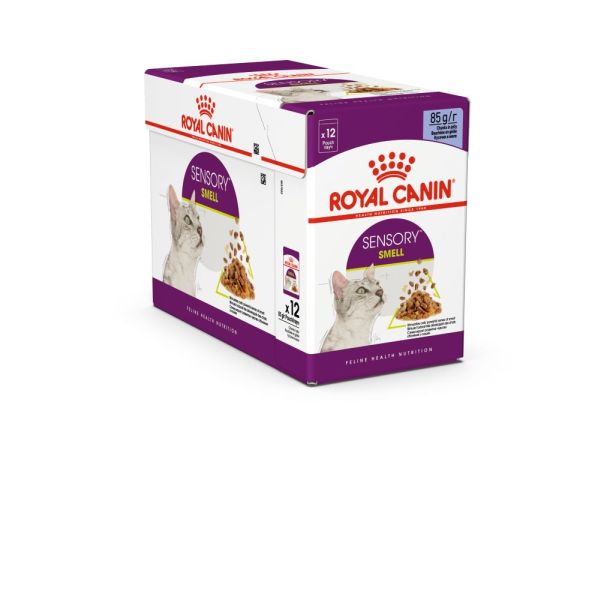 Влажный корм Royal Canin Польша Sensory Smell для привередливых к аромату кошек в желе