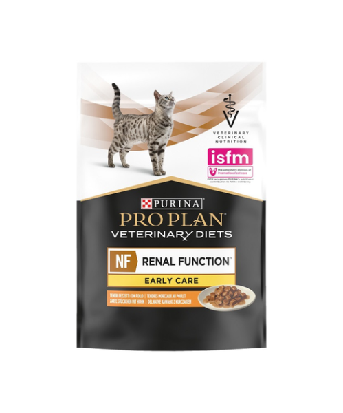 Влажный корм Pro Plan Purina Франция Veterinary Diets NF Renal Function Early Care для кошек для поддержки функций почек с курицей