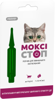 Капли ProVET Украина Моксистоп для кошек до 4 кг,1 пипетка на 0,4 мл