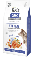 Сухой корм Brit Care Чехия беззерновая для котят с лососем