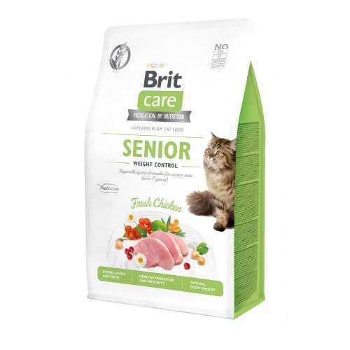 Сухой корм Care Brit Grain Free Senior Weight Control для пожилых кошек с избыточным весом с курицей