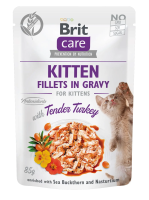 Влажный корм Care Brit для котят из филе индейки в соусе