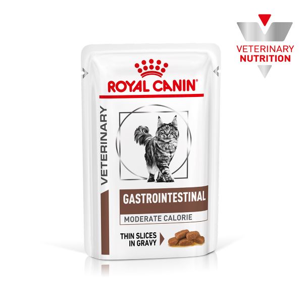 Влажный корм Royal Canin Польша Gastrointestinal Moderate Calorie для кошек слайсы в соусе