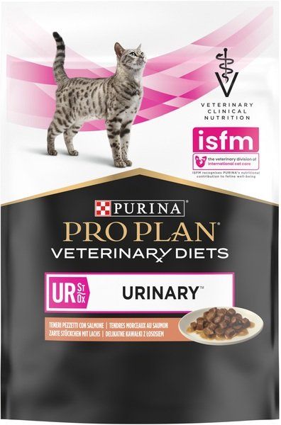Вологий корм Pro Plan Purina Франція Veterinary Diets UR Urinary для розчинення струвітних каменів з лососем