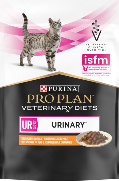 Вологий корм Pro Plan Purina Франція Veterinary Diets UR Urinary для розчинення струвітних каменів з куркою