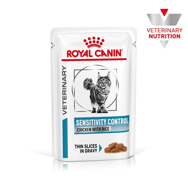 Влажный корм Royal Canin Польша Sensitivity Control Chicken with Rice pouches для кошек при пищевой аллергии и непереносимости