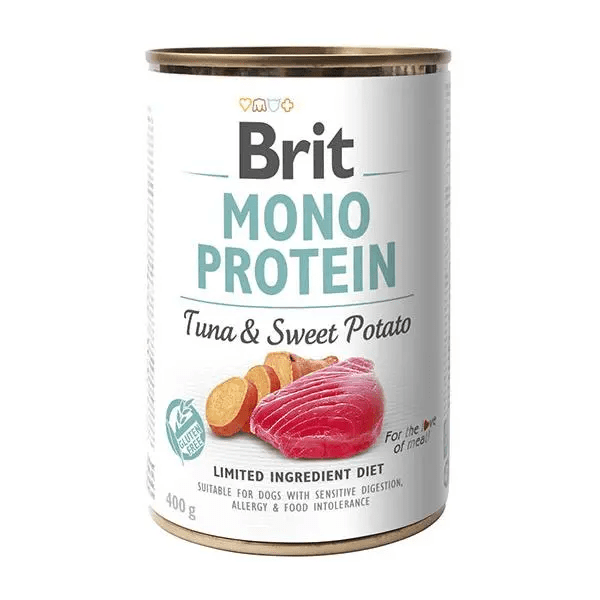 Влажный корм Care Brit Mono Protein для собак с тунцем и бататом