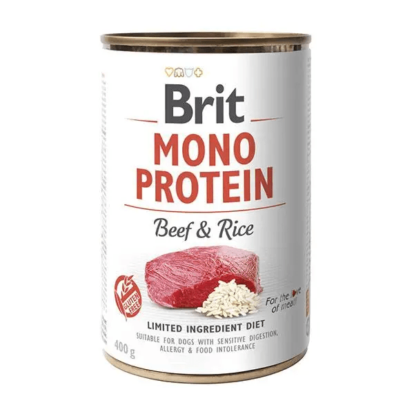 Вологий корм Care Brit Mono Protein для собак з яловичиною та рисом