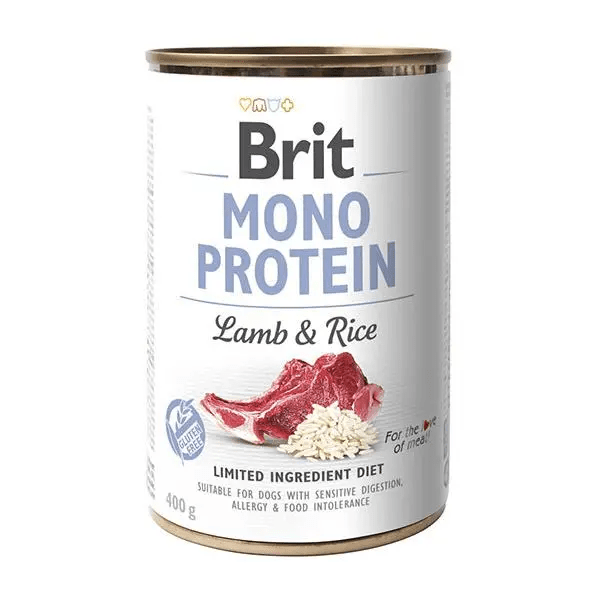 Влажный корм Care Brit Mono Protein для собак с ягненкой и бурым рисом