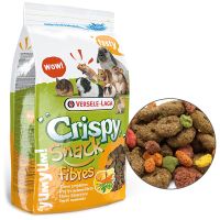 Корм Versele-Laga Бельгия Crispy Snack Fibres зерновая смесь для грызунов с овощами