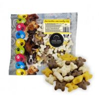 Лакомство Fine Dog Чехия для собак, Печенье Мини косточки Микс,