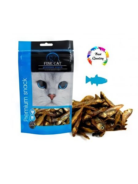 Ласощі Fine Cat Чехія для котів, сушена рибка,
