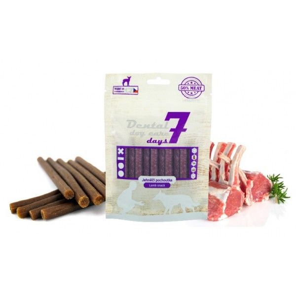 Лакомство Dental Dog Care Чехия для собак, палочки со вкусом Ягненок,