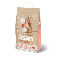 ASAN Польша Эконаполнитель для кошек и грызунов "Cat pure" из целлюлозы с эффектом нейтрализации запаха