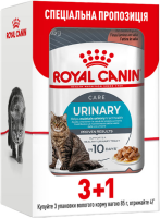 Влажный корм Royal Canin Польша для взрослых кошек Urinary Care 3+1