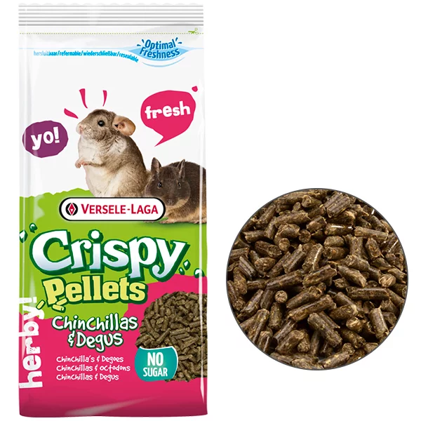 Корм Versele-Laga Бельгія Crispy Pellets Chinchillas & Degus зернова суміш для шиншил
