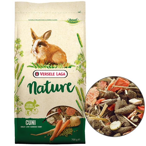 Корм Versele-Laga Бельгія Nature Cuni для кроликів