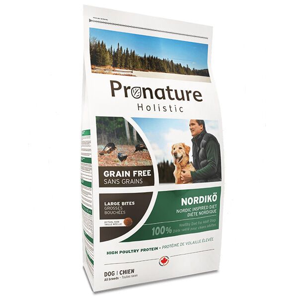 Сухий корм Pronature Канада для великих собак Holistic (Nordiko) індичка з ягодами