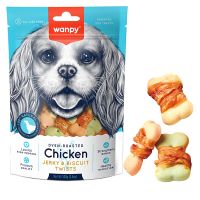 Лакомство Wanpy Китай Бисквит с вяленой курицей печенье лакомство для собак