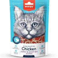 Лакомство Wanpy Китай Суши с курицей и щепкой лакомство для кошек