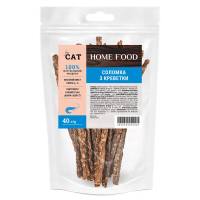 Лакомство Home Food Украина для кошек, соломка из мяса креветки