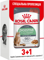 Влажный корм Royal Canin Польша для взрослых кошек Digest Sensitive 3+1