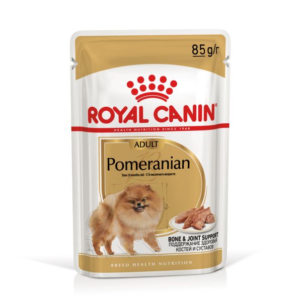 Влажный корм Royal Canin Польша Pomeranian для собак породы шпиц
