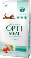 Сухой корм Optimeal Украина Kitten для котят с курицей